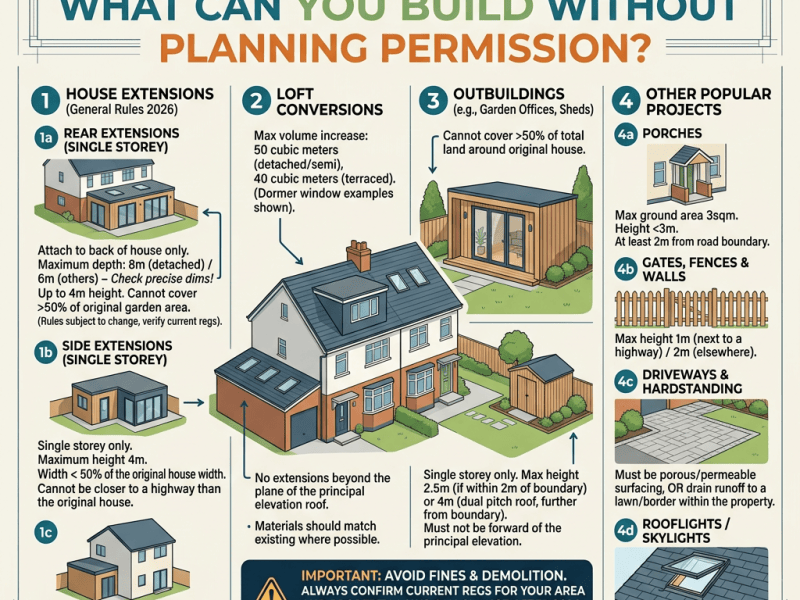 Permitted Development 2026: What Can You Build Without Planning&nbsp;Permission?